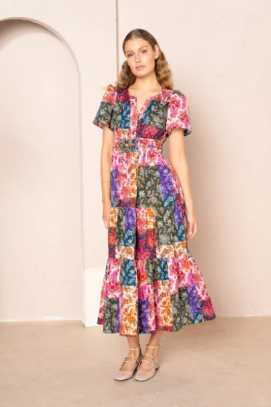 Midi dresses with ruffled sleeves for a more feminine and voluminous look Victoria Midi Dress Midi dresses with ruffled sleeves for a more feminine and voluminous look Victoria Midi Dress