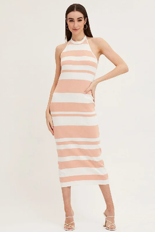 Midi dresses with side slits for a sexy and elegant appearance Multi Kint Midi Dress Midi dresses with side slits for a sexy and elegant appearance Multi Kint Midi Dress