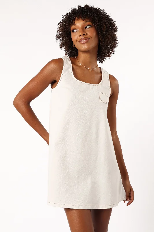 Printed mini dresses for a casual day out Colson Mini Dress - White