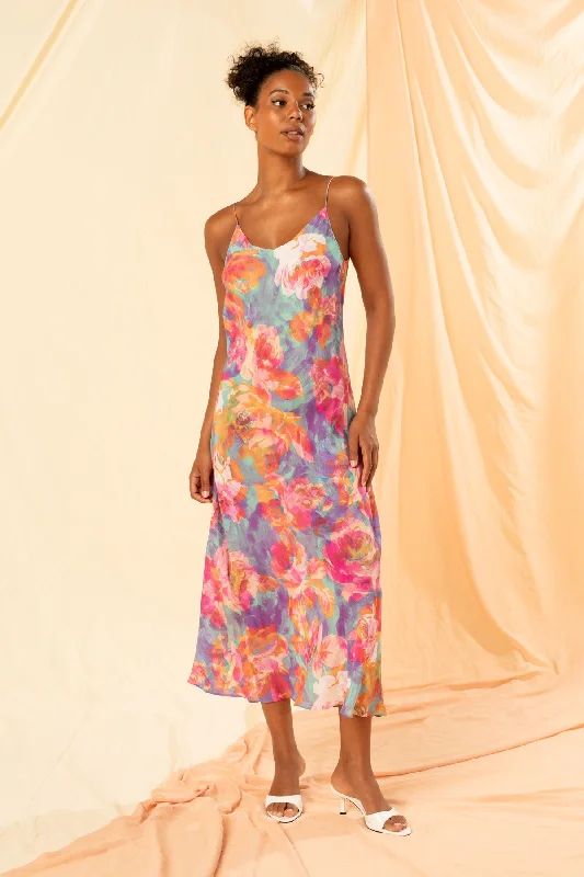 Midi dresses with animal prints for a bold and confident appearance Marcella Midi Slip Dress Midi dresses with animal prints for a bold and confident appearance Marcella Midi Slip Dress
