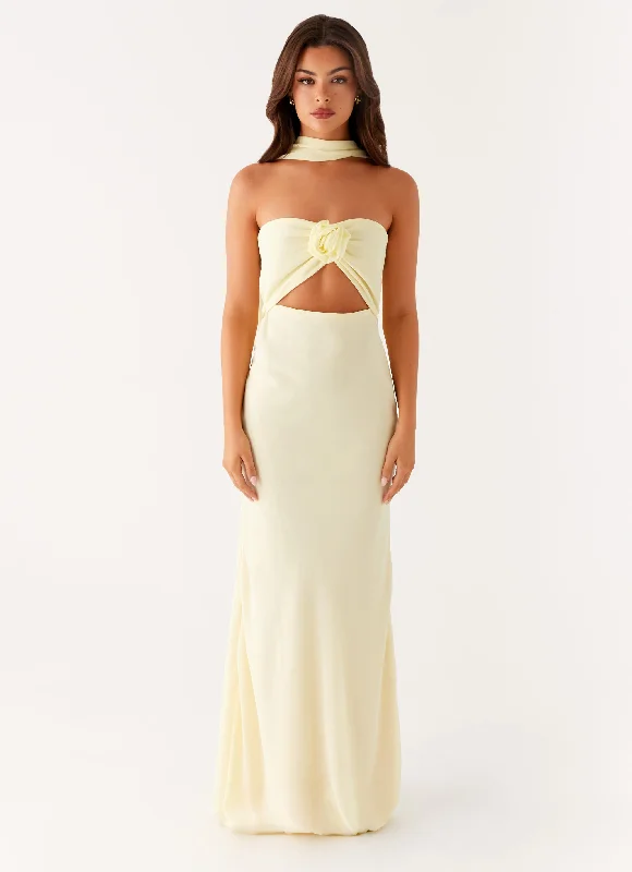  New Light Maxi Dress - Yellow