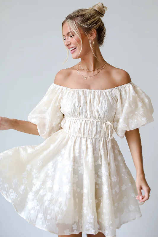 Everyday Sheath Dress in Wool for Winter FINAL SALE - Garden Radiance Ivory Floral Puff Sleeve Mini Dress Everyday Sheath Dress in Wool for Winter FINAL SALE - Garden Radiance Ivory Floral Puff Sleeve Mini Dress