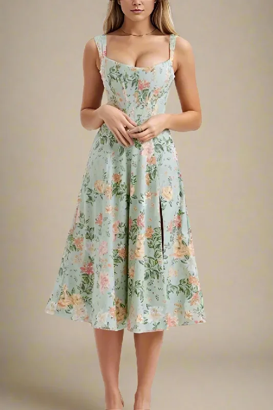 Everyday Dress with Removable Accessories for Customization Monique Bodycon Dress - Mint Green Everyday Dress with Removable Accessories for Customization Monique Bodycon Dress - Mint Green