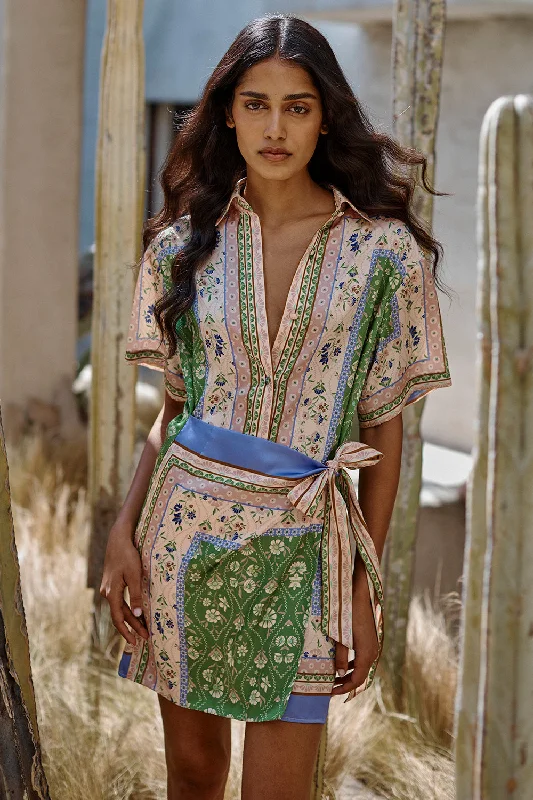 Mini dresses with polka dot patterns KEZIA DRESS