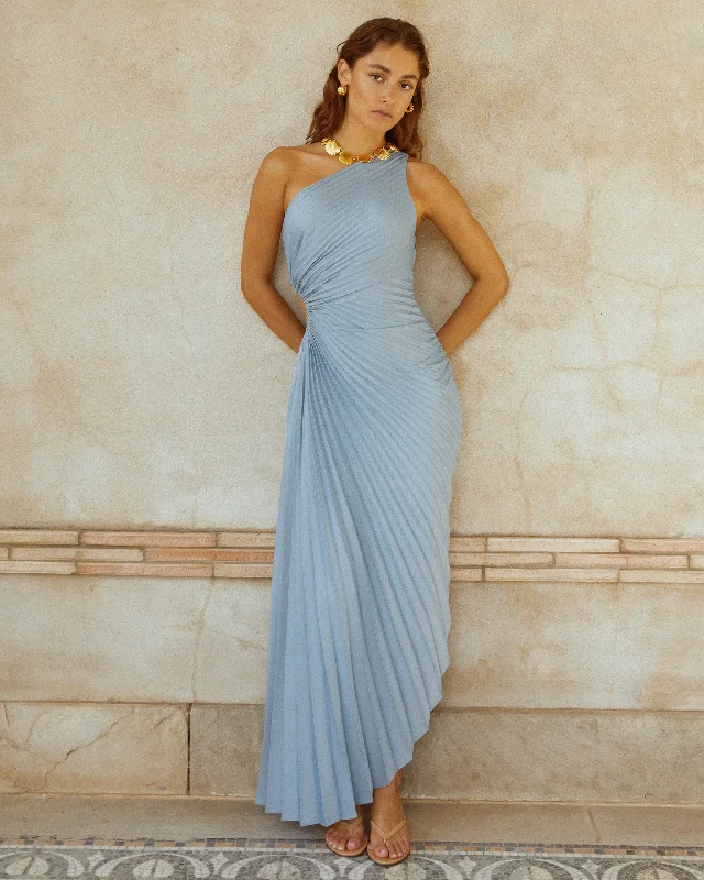 Midi dresses with denim fabric for a casual yet stylish day out Perko Dress
