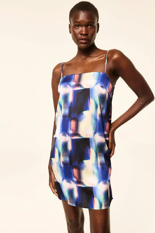 Mini dresses with asymmetric hems for a fashion - forward look MAXINE DRESS