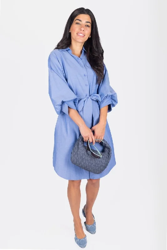  LEIA DRESS (BLUE)