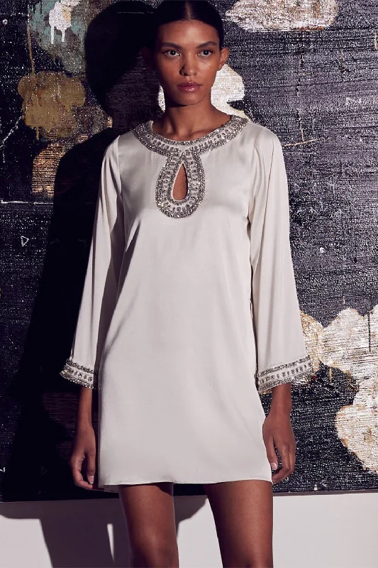 Metallic mini dresses for a glamorous event IVY DRESS