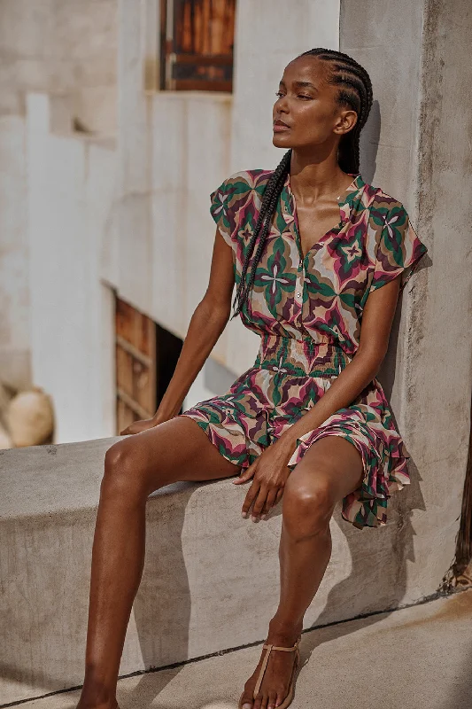 Mini dresses with wrap - around styles EVIE DRESS