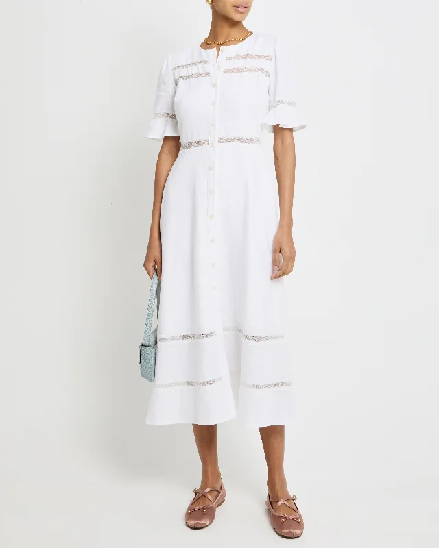 Mini dresses with tiered skirts for added volume Adina Linen Dress