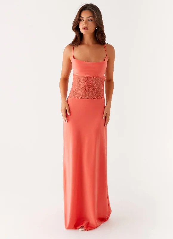  Shae Maxi Dress - Tangerine