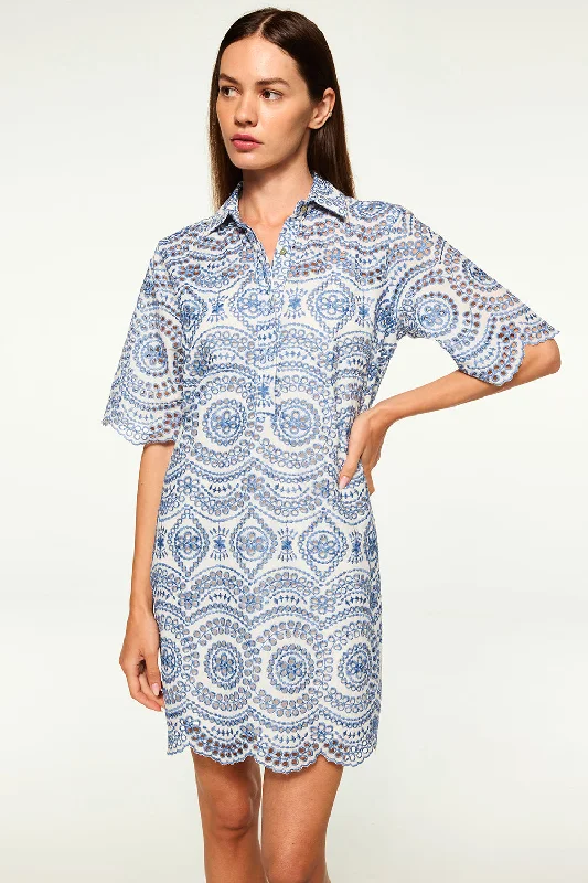 Linen mini dresses for a breathable summer option LUCIA DRESS