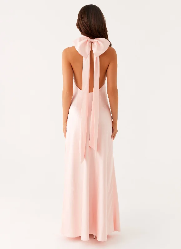  Siani Backless Maxi Dress - Pink