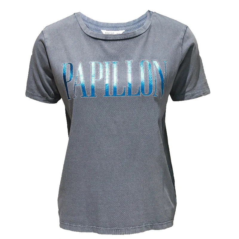 Women's Denim - Look Tight Trousers in Light Blue for a Casual and Versatile OptionBlack Embellished T-Shirt Women's Denim - Look Tight Trousers in Light Blue for a Casual and Versatile OptionBlack Embellished T-Shirt