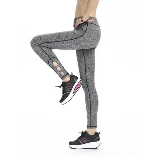 Women's Tight Trousers with Mesh Panels in Black for a Sexy and Modern AppearanceWomen Elastic Leg Cross Quick Drying Tight Running Yoga WorkouT-pants Leggings Women's Tight Trousers with Mesh Panels in Black for a Sexy and Modern AppearanceWomen Elastic Leg Cross Quick Drying Tight Running Yoga WorkouT-pants Leggings