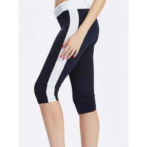 Women's Metallic Tight Trousers in Gold for a Glamorous Party EnsembleWomen Elastic Side Pocket Yoga Running Leggings Women's Metallic Tight Trousers in Gold for a Glamorous Party EnsembleWomen Elastic Side Pocket Yoga Running Leggings