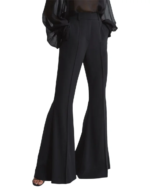 Women's Velvet Tight Trousers in Burgundy for a Luxurious and Elegant AppearanceReiss Gabi Fluid Flare Trouser Women's Velvet Tight Trousers in Burgundy for a Luxurious and Elegant AppearanceReiss Gabi Fluid Flare Trouser