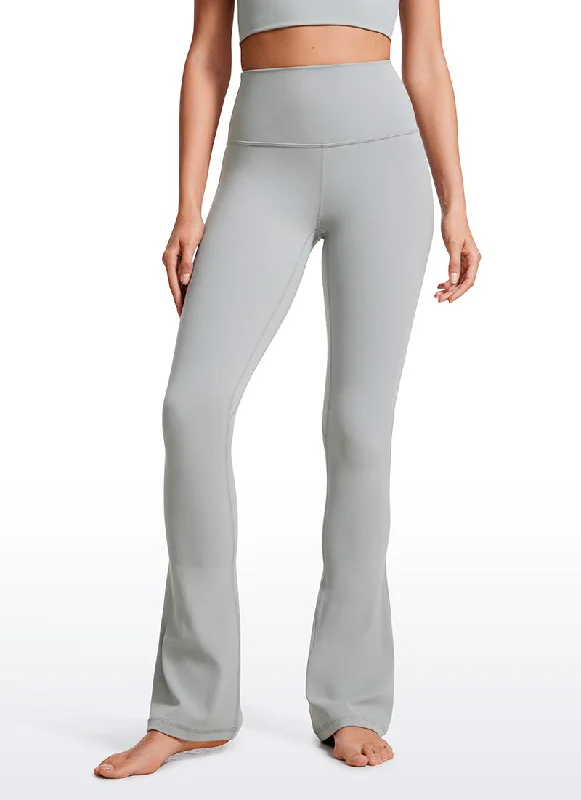Women's Leather - Look Tight Trousers with Zipper Details in Dark Gray for an Urban StyleButterluxe High Waist Mini Flared Leggings 32" Women's Leather - Look Tight Trousers with Zipper Details in Dark Gray for an Urban StyleButterluxe High Waist Mini Flared Leggings 32"