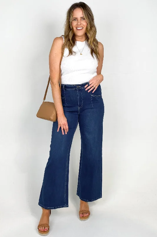 Plus Size Women's Sheer Tight Trousers in Nude for a Subtle and Stylish StatementWakee Natalia Wide Leg Jean Plus Size Women's Sheer Tight Trousers in Nude for a Subtle and Stylish StatementWakee Natalia Wide Leg Jean