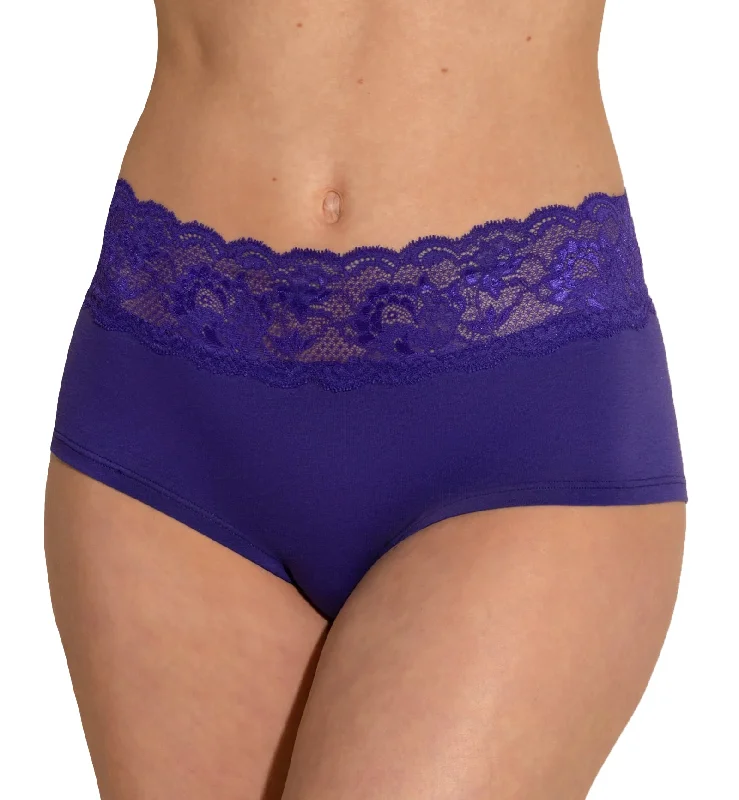 antibacterial women bikini briefs for hygieneCosabella Never Say Never Peachie Hotpant (NEVER0743) - Violett