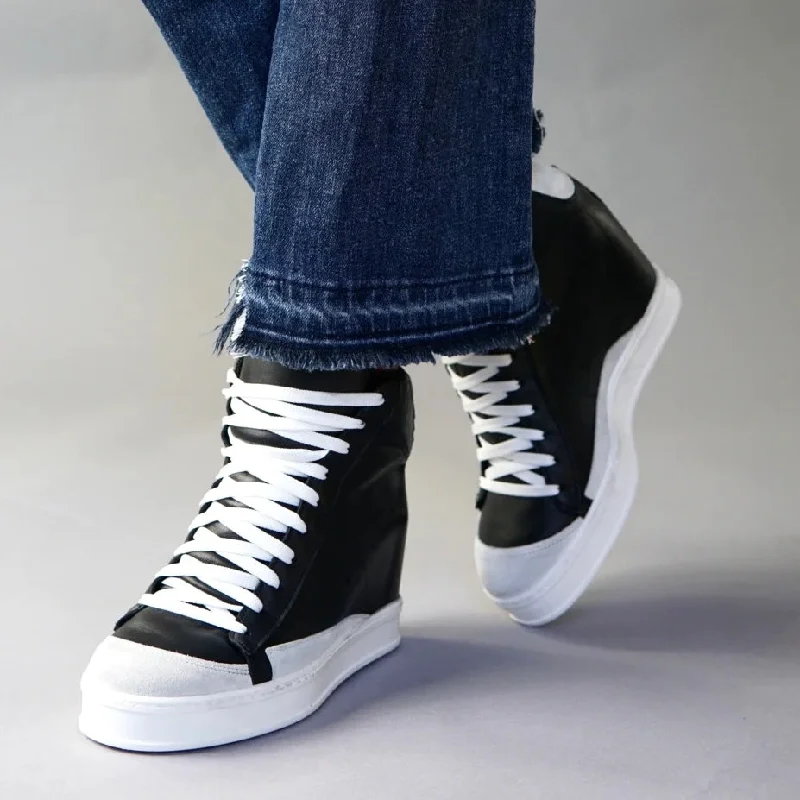 plus size women bikini briefs for a perfect fitCynthia Richard Women's Fearless High Top Wedge Sneakers - Black
