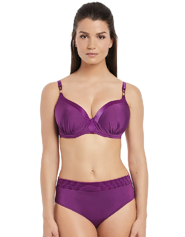 solid color women bikini briefs in pastel shadesFantasie Rio Bueno Moulded Balconette Bikini Top Mixed Berries Purple