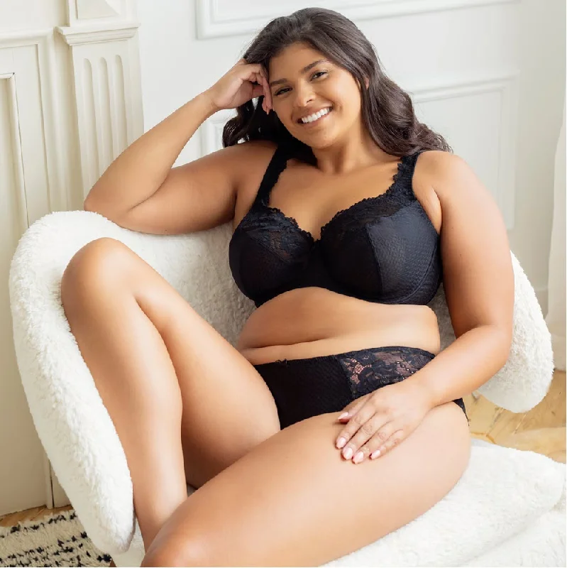 Fit Fully Yours Serena Black Lace Bra B2761