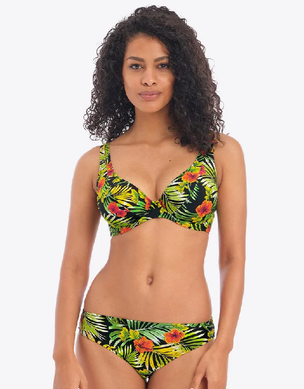 thong style women bikini briefs for minimal coverageFreya Maui Daze Underwired High Apex Bikini Top Multi