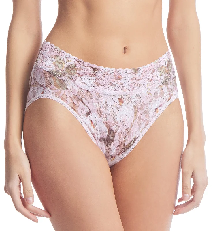 solid color women bikini briefs in bright huesHanky Panky Signature Lace Printed French Brief (PR461) - Antique Lily