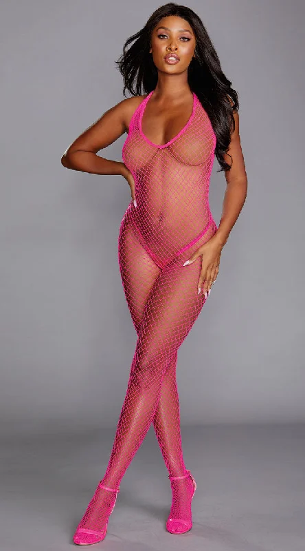 petite women lingerie for a flattering fitI Shudder To Pink Bodystocking