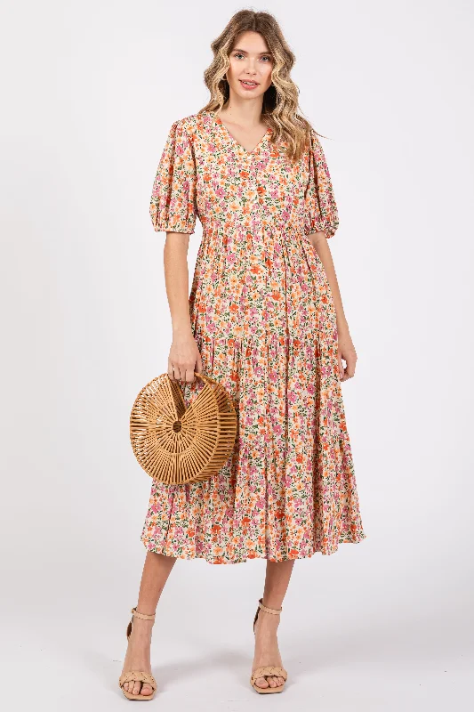underwire alternative women nursing braIvory Floral Button Front Ruffle Hem Midi Dress underwire alternative women nursing braIvory Floral Button Front Ruffle Hem Midi Dress