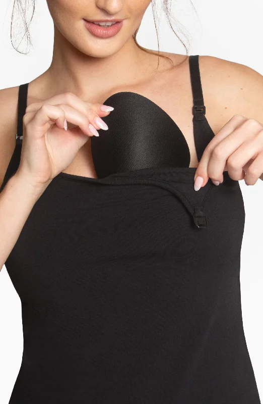 maternity and nursing combined women nursing braLeak Resistant Cotton Nursing Tank