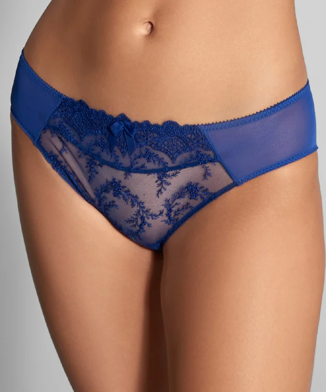 open cup women lingerie for a bold statementLouise Bleu Roi Brief
