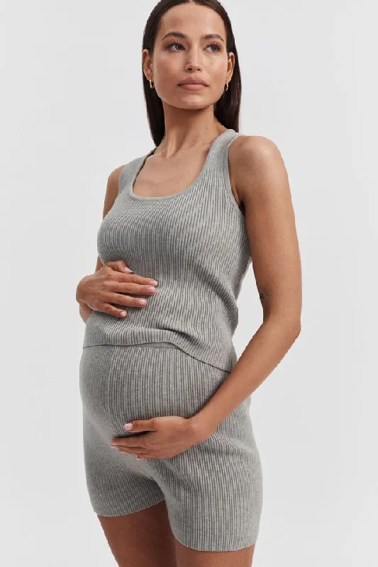 plus size women nursing braWoodford Crop Tank (Grey)