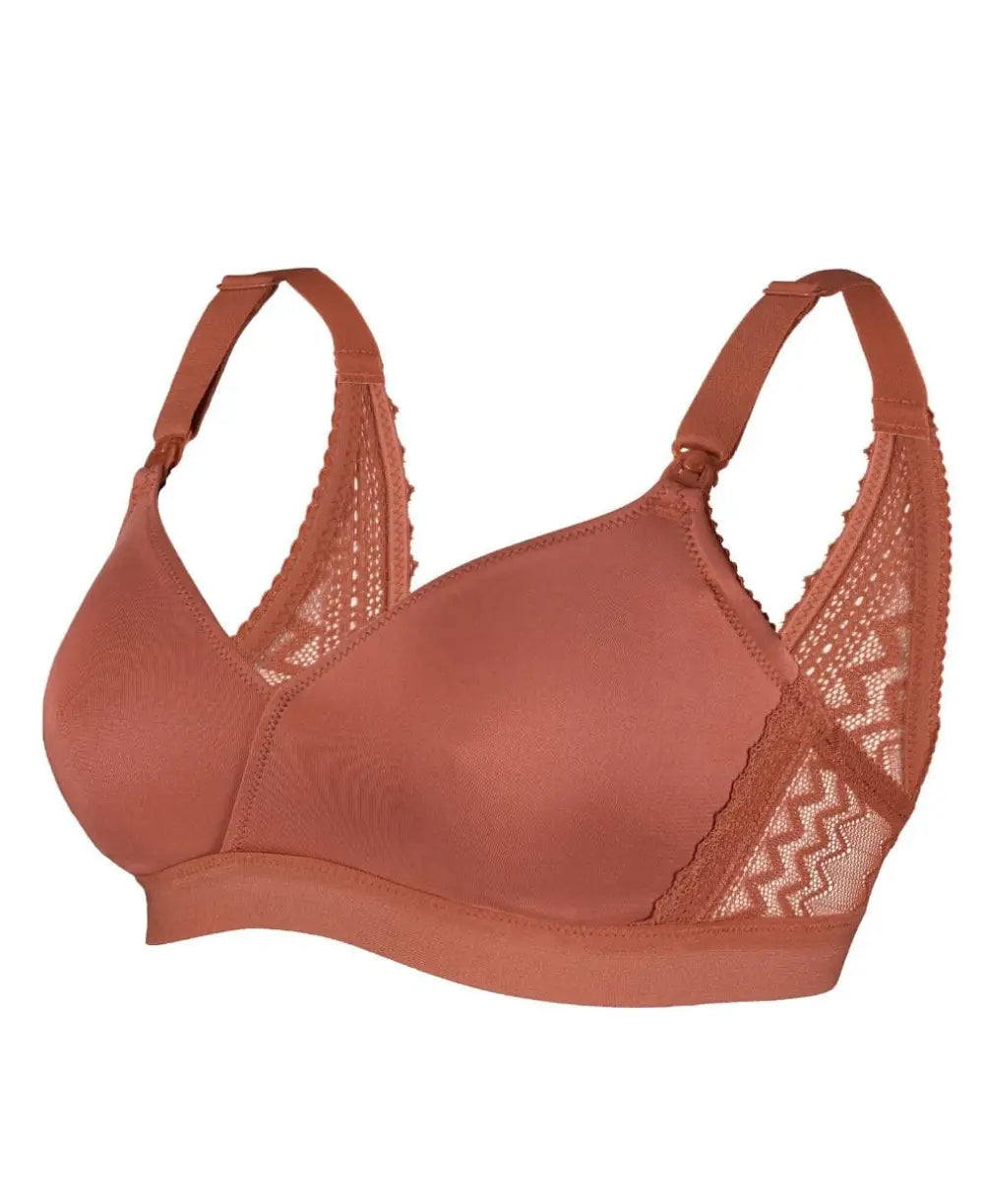 Maternity and Nursing Bra Serena terracotta