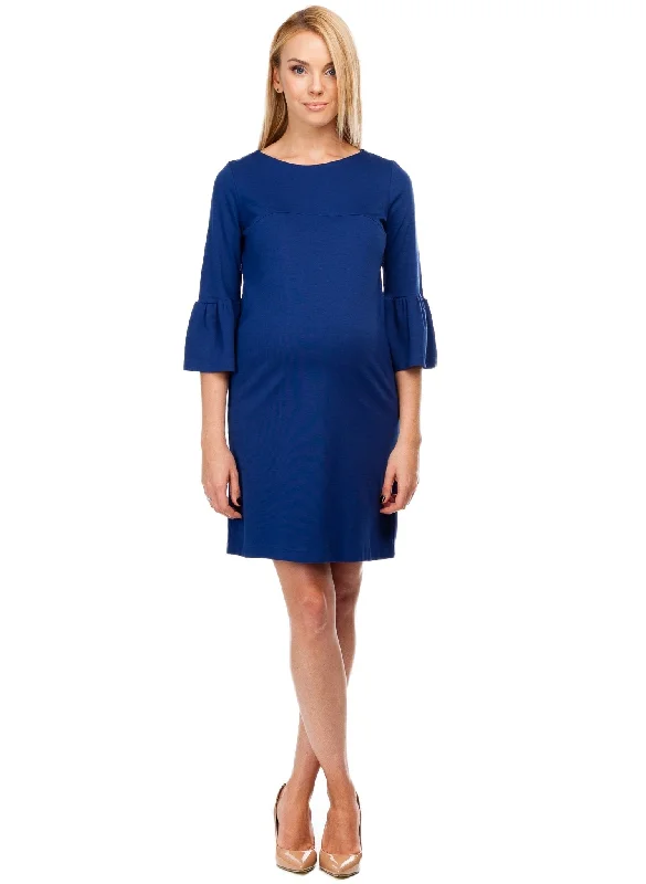 odor resistant women nursing braTaormina Nursing Maternity Dress - Midnight Blue
