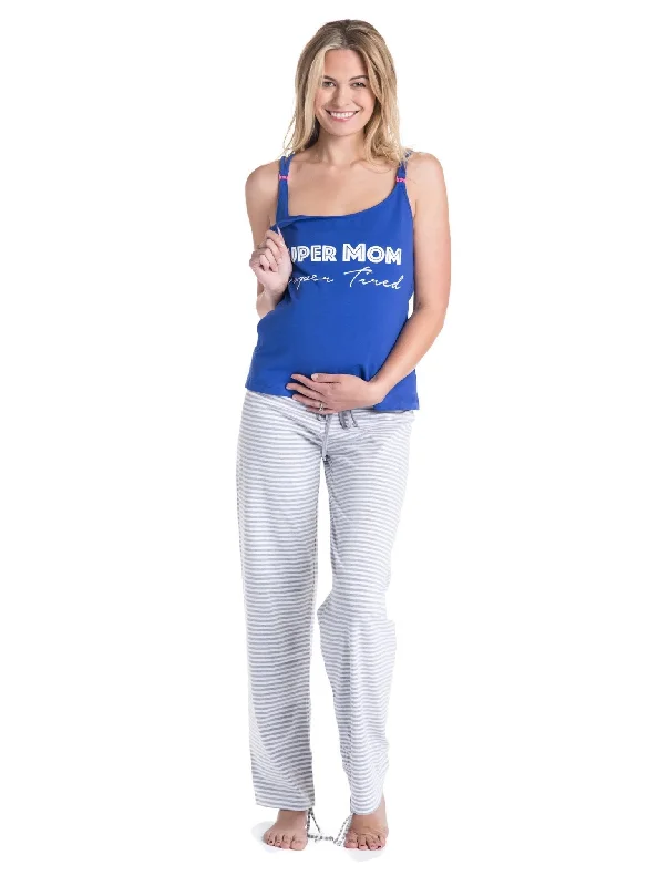hands free women nursing bra for multitaskingTrudy Super Mom Maternity & Nursing Pajama Set hands free women nursing bra for multitaskingTrudy Super Mom Maternity & Nursing Pajama Set