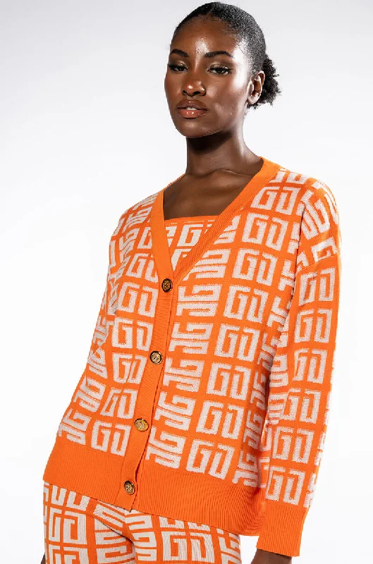 cropped women cardigan to pair with high - waisted jeansALI LONG KNIT CARDIGAN