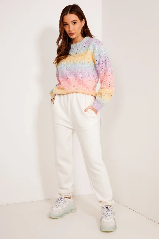 sequin embellished women cardigan for special occasionsMulti Round Neck Knit Jumper