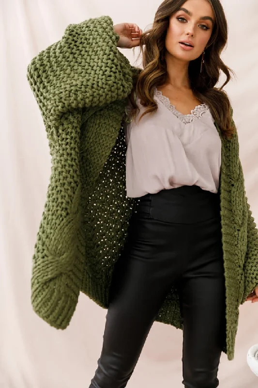 color block women cardigan with bold huesVermont Oversized Garter Knit Cardigan Olive color block women cardigan with bold huesVermont Oversized Garter Knit Cardigan Olive