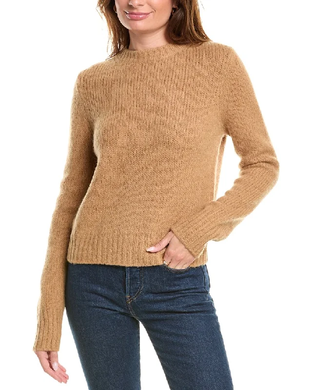 Plus Size Women's Embroidered Floral Patterned Sweater in White for a Spring - Inspired LookA.L.C. Marco Alpaca & Wool-Blend Sweater Plus Size Women's Embroidered Floral Patterned Sweater in White for a Spring - Inspired LookA.L.C. Marco Alpaca & Wool-Blend Sweater