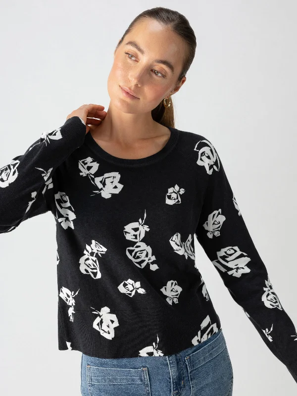 Women's Sequined Trimmed Sweater in Gold for a Glamorous Party LookAll Day Long Sweater Rose Pop Women's Sequined Trimmed Sweater in Gold for a Glamorous Party LookAll Day Long Sweater Rose Pop