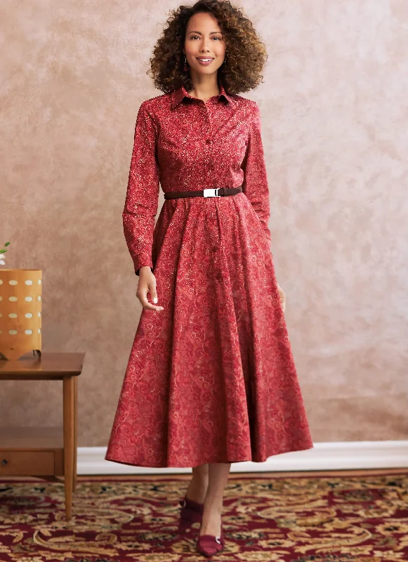 Sleeveless Women Dress in Bright Colors for Summer PartiesButterick Dress B6702