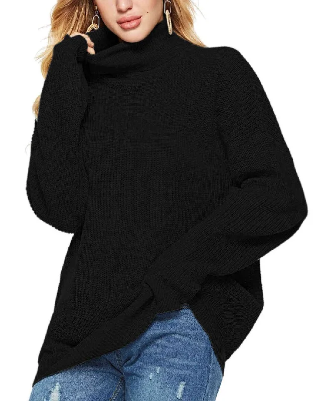 Plus Size Women's V - Neck Long - Sleeve Ribbed Cotton Sweater in Navy for a Classic StyleCaifeng Sweater Plus Size Women's V - Neck Long - Sleeve Ribbed Cotton Sweater in Navy for a Classic StyleCaifeng Sweater