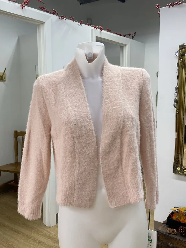 Women's Cropped Cable - Knit Merino Wool Sweater in Beige for a Trendy Fall OutfitCalvin Klein fuzzy knit crop cardi NWT L Women's Cropped Cable - Knit Merino Wool Sweater in Beige for a Trendy Fall OutfitCalvin Klein fuzzy knit crop cardi NWT L