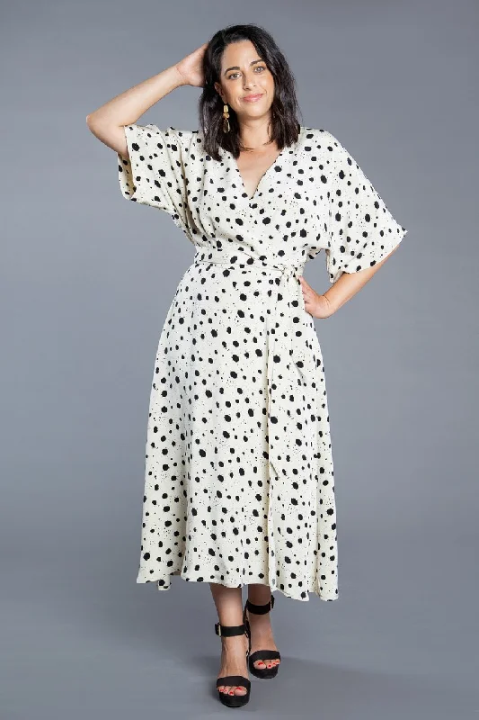 Little Black Women Dress with Sequins for a Glamorous Night OutCloset Core Patterns Elodie Wrap Dress Little Black Women Dress with Sequins for a Glamorous Night OutCloset Core Patterns Elodie Wrap Dress