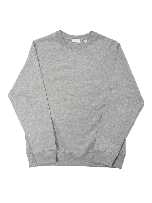 Women's Long Sleeve Turtleneck Cashmere SweatersFlex Raglan Sweatshirt- Grey Melange