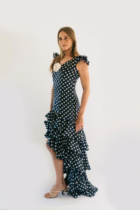 Mini Women Dress with a Short Hem for a Young and Trendy StyleFolkwear 140 Flamenco Dress & Practice Skirt Mini Women Dress with a Short Hem for a Young and Trendy StyleFolkwear 140 Flamenco Dress & Practice Skirt