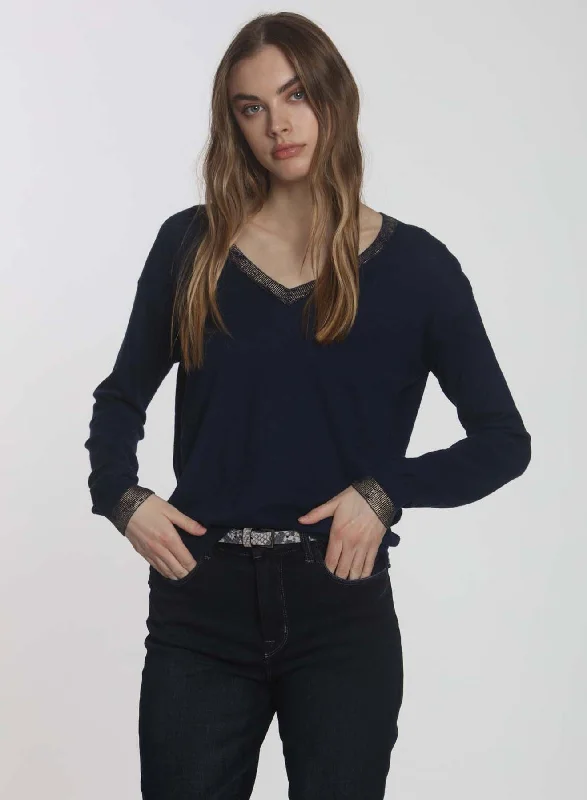 Women's Cable - Knit Sweater Dress in Brown for a Stylish and Comfortable One - Piece OptionGoldie Vee - Navy Women's Cable - Knit Sweater Dress in Brown for a Stylish and Comfortable One - Piece OptionGoldie Vee - Navy