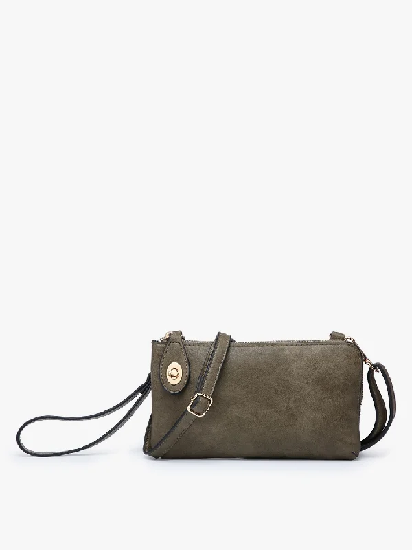 Women's Longline Boyfriend - Style Sweater in Gray for a Relaxed and Casual OutfitM1818 Kendall Crossbody/Wristlet w/ Twist Lock Closure: Olive Women's Longline Boyfriend - Style Sweater in Gray for a Relaxed and Casual OutfitM1818 Kendall Crossbody/Wristlet w/ Twist Lock Closure: Olive